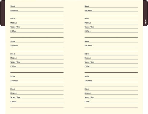 ADDRESS BOOK